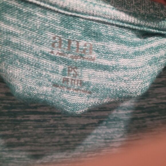 a.n.a Womens Petite Sweater PS Heather Green Heather Knit Top Balloon Sleeve - Picture 5 of 11